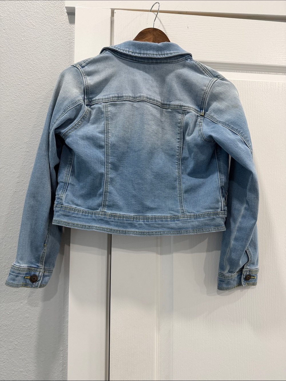 Cat & Jack Light Blue Girls' Denim Jacket - Picture 6 of 7